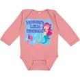 thumbnail image 3 of Inktastic Mommy's Little Mermaid Girls Long Sleeve Baby Bodysuit, 3 of 5