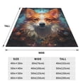 thumbnail image 3 of Salouo Cartoon Pattern Corgi Print Bed Blankets,Flannel Blanket Comfortable Air Conditioning Blanket Lightweight Blanket for Sofa Bed Travel & Couch -50"x40", 3 of 8