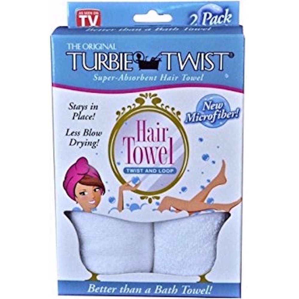 Turbie Twist Super Absorbent Microfiber Hair Towel Wrap AS SEEN ON TV