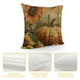 thumbnail image 4 of Welcome Soft Pillow Cover Elegant Outdoor Pillow Cushion Case Fall Flower Pumpkin Sunflower SquarePillowcases for Home Decor Office Home Gallery, 4 of 5