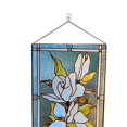 thumbnail image 2 of Decorative Stained Rectangle Window Panel Pendant Wall Decoration, 2 of 8