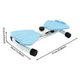 thumbnail image 2 of Blue Waist Twister Machine Exercise, Adjustable Ab Twist Board Resistance Bands & Handrails, Ab Workout Machine for Home Gym, Core Strength Training Equipment with 330 lbs Weight Capacity, 2 of 21
