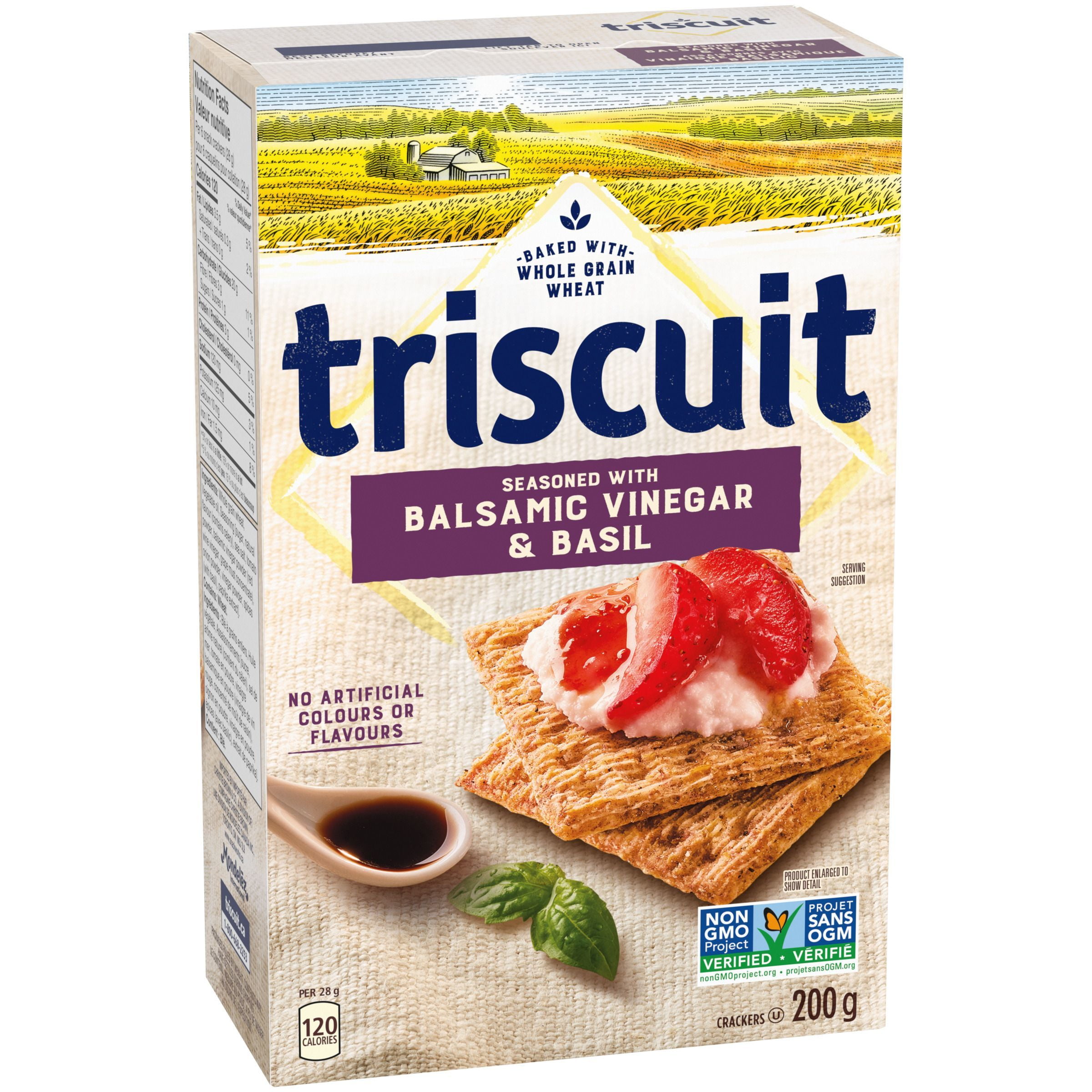 Triscuit Balsamic Vinegar & Basil Crackers, 200 g