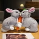 thumbnail image 4 of Hogar y cocina, Decoración del hogar, Decoración navideña, Conejo de peluche de tela Wistiti suave, Conejo de peluche de Pascua, Muñeco infantil, Decoración de ambiente festivo, Conejito de peluche, 4 of 6