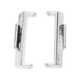 thumbnail image 1 of 2Pcs 22mm Watch Band Connector, Stainless Steel Adapter Replaceable Metal Connection, Watch Strap Connector Accessory Part For FIT 2, Wrist Band Smart Bracelet Accessories, 1 of 8