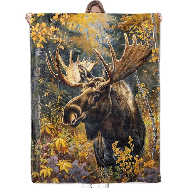 Manta de franela suave con diseño de oso feroz, acogedora y cálida, pero ligera, para viajes, sofá, cama, para hombres, mujeres y adultos, manta mullida y cómoda para exteriores de 60 x 50 pulgadas