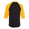 thumbnail image 3 of ALSTYLE 1334 Classic Raglan Three-Quarter Sleeve T-Shirt, 3 of 3