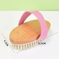 thumbnail image 2 of Fiudx Cepillo de Cerdas Naturales, Cepillo Corporal Ergonómico con Mango de Madera, Cepillo Facial Exfoliante Suave, Cepillo de Espalda con Efecto Masaje Relajante, Rutina de Baño Diaria, para Entusi, 2 of 3