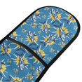 thumbnail image 2 of Dailycode Double Sided Oven Mitt with Loop Heat Resistant Kitchen Long Potholders 7" x 35" Sharks and Tie Dye, 2 of 6