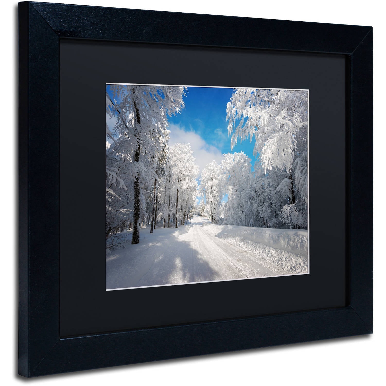 Trademark Fine Art "Going Nowhere" Canvas Art by Philippe Sainte-Laudy, Black Matte, Black Frame