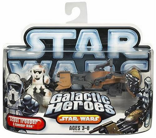 Star Wars Galactic Heroes Emperor Palpatine Shock Trooper 2006 