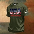 thumbnail image 2 of LWavelet 4th of July Men's T-Shirt American Flag Patriotic Tee Independence Day Short Sleeve Tee Top, 2 of 5