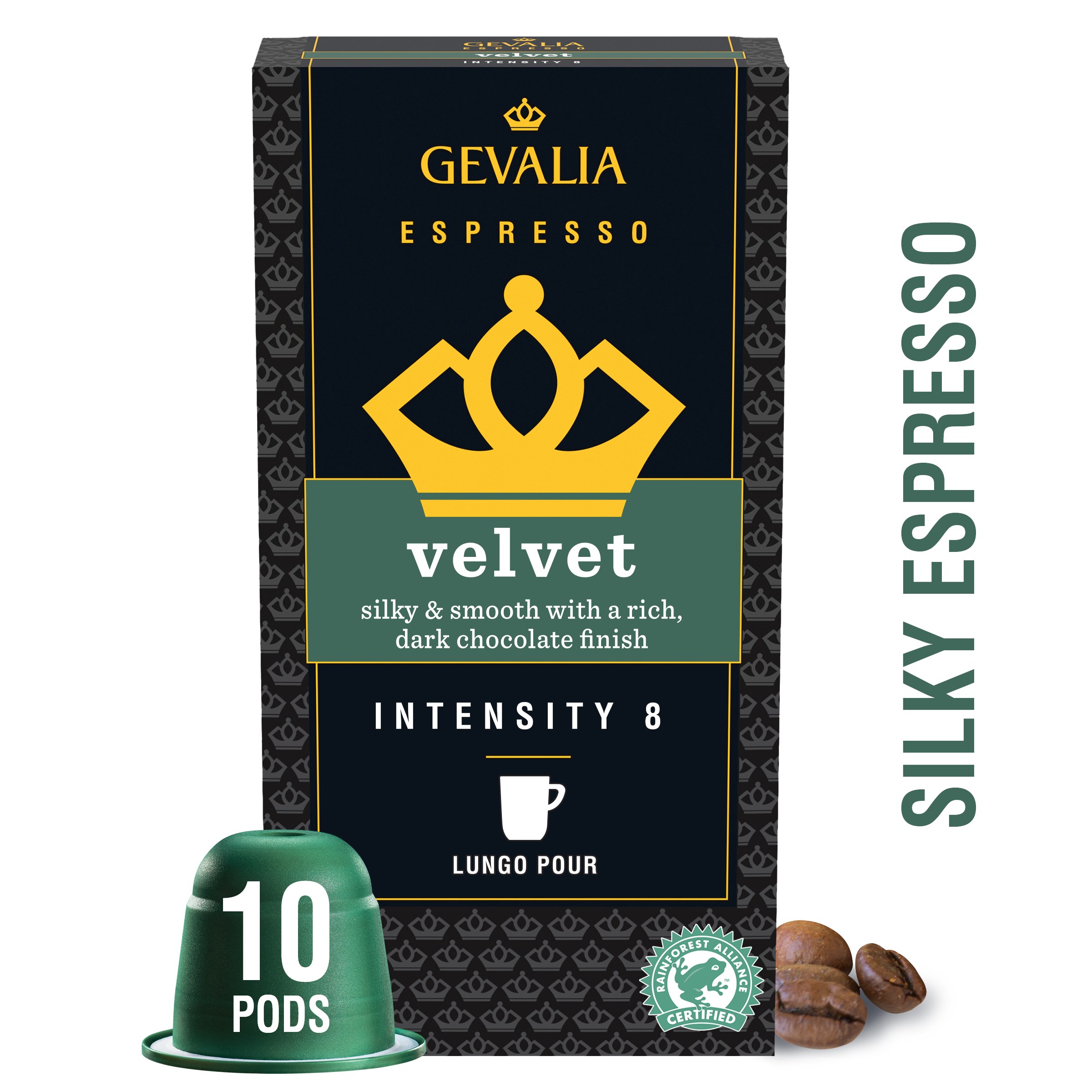 Gevalia Nespresso® Compatible Capsules, Velvet Espresso Pods for