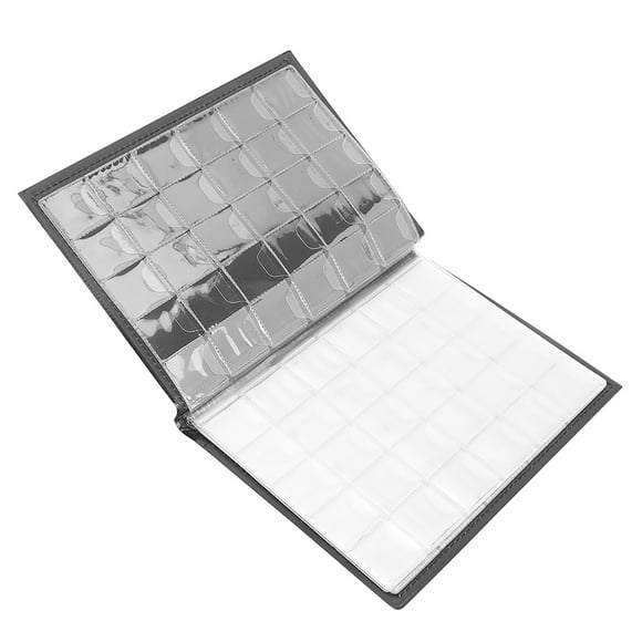 Libro Porta álbum Para Coleción Monedas Con 10 Páginas Y 250 Bolsillos Para Coleccionistas De Monedas Tamaña Pequeño Uso Conveniente