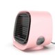 thumbnail image 1 of Ventiladores de escritorio, enfriadores de aire de escritorio, mini ventiladores de aire acondicionado para oficina en casa, enfriadores de agua con humidificador USB rosa, ventiladores de escritorio, 1 of 1