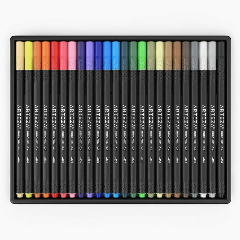 ARTEZA Inkonic Fineliners Fine Point Pens, Set of 72 Color Fine Tip  Markers: NEW