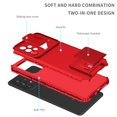 thumbnail image 5 of for Samsung Galaxy A52 5G Military Grade Heavy Duty Shockproof Protection Case, with Bracket and Lens Slide Window Hybrid 2 in 1 Phone Cover for Samsung Galaxy A52 5G,Red, 5 of 11