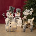 thumbnail image 2 of Navidad grande luminoso muñeco de nieve LED invierno vacaciones patio supermercado decoración Navidad muñeco de nieve, 2 of 4