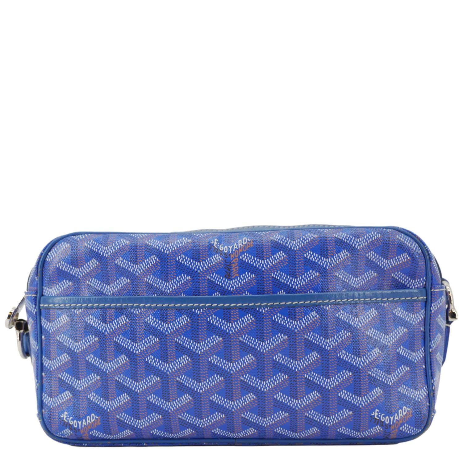 GOYARD ショルダーバッグ ブルー　drip louis vuitton Pre-Owned Goyard Sac Cap Vert PM Canvas Shoulder Bag Blue