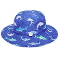 thumbnail image 7 of 2 Pack Baby Toddler Sun Hat UPF 50+ Sun Protection Bucket Hats for Boys Girls Wide Brim Beach Hat Kids Bucket Hat Age 0-6 Years, 7 of 7