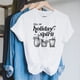 thumbnail image 1 of Camiseta llena de espíritu navideño con Alcohol para mujer, remera informal bonita y divertida de Año Nuevo, camisetas gráficas de vacaciones, regalos de navidad, 1 of 3