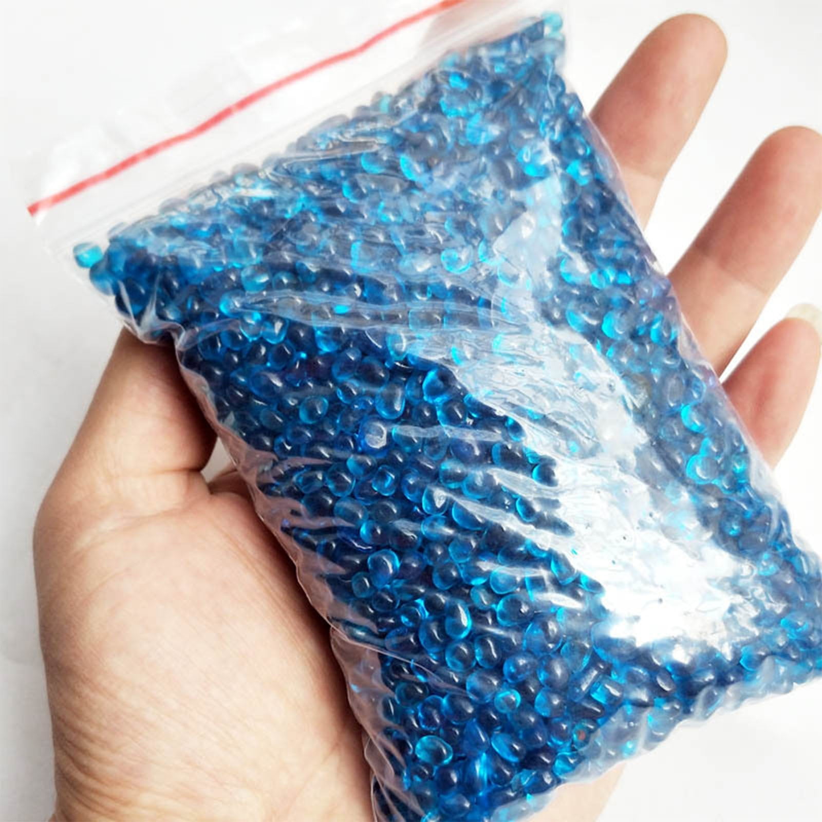Crystal Gravel, 1000g glass bottom sand, sand for the bottom of aquarium landscapes, vase filler, crystal agate gravel, for aquarium, flower pot landscape