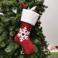 thumbnail image 1 of grandes, copo de nieve, reno, chimenea, calcetín de regalo para niños, familia, suministros de decoración del hogar(Categoría A)(1 pieza), 1 of 5