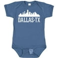 thumbnail image 3 of Inktastic Dallas Texas Skyline Tx Cities Boys or Girls Baby Bodysuit, 3 of 5