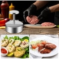 thumbnail image 5 of Burger Press, Stainless Steel Adjustable Burger Patty Maker, Non-Stick Patty Mak, 5 of 5