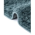 thumbnail image 7 of Unique Loom Studio Solid Shag Collection Area Rug - Sky (2' x 6' 7" Runner Slate Blue), 7 of 7