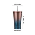 thumbnail image 3 of PONPRNGY Tumbler Double Wall Vacuum Insulated Travel Glitter Mug,Stainless Steel Tumblers with Lid and Straw, Powder Coated Coffee Cups for Woman, 3 of 6