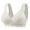 Gray, variant on Womens Seamless Jelly Bras Breathable Front Closure Full Support No Underwire Everyday Bra Seamless Bras for Women 1 PC