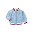 thumbnail image 3 of Wonder Nation Hello Kitty Girls Cotton Denim Bomber Jacket, Midweight, Sizes 4-18, 3 of 8