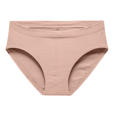 Fulorrnie Underwear for Women Seamless High Waisted Comfort Sport Panty Banded Waist Stretchable Moisture Wicking Panties Pink L
