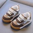 thumbnail image 2 of Linfrsh Sneakers for Boys Girls Fashion Fall Children Toddler Sports Shoes Flat Thick Bottom Lightweight Non Slip Kid Running Shoes(Khaki,7), 2 of 5