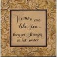 thumbnail image 2 of Smith, Pamela 15x15 White Modern Wood Framed Museum Art Print Titled - Women are Like, 2 of 4