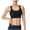 Black, variant on High Impact Sports Bras for Women Back Cross Strap Wirefree Bralettes Plus Size Longline Yoga Athletic Bras