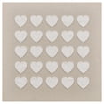 thumbnail image 4 of Bouclair Cœurs Blancs sur Toile de Lin 30 X 30 Po (76,2 X 76,2 cm), 4 of 4
