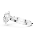 thumbnail image 4 of Zuwelria 1.82 Carat Beautiful Heart Cut | D/VVS1 Moissanite Diamond Engagement Ring - Halo Bridal Ring - Promise Ring | 18K White Gold Over Sterling Silver | D/VVS1 Size 5, 4 of 8