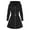 Black, variant on Tejiojio Coats Fashion Womens Warm Faux Coat Jacket Winter Zipper Solid Long Sleeve Outerwear