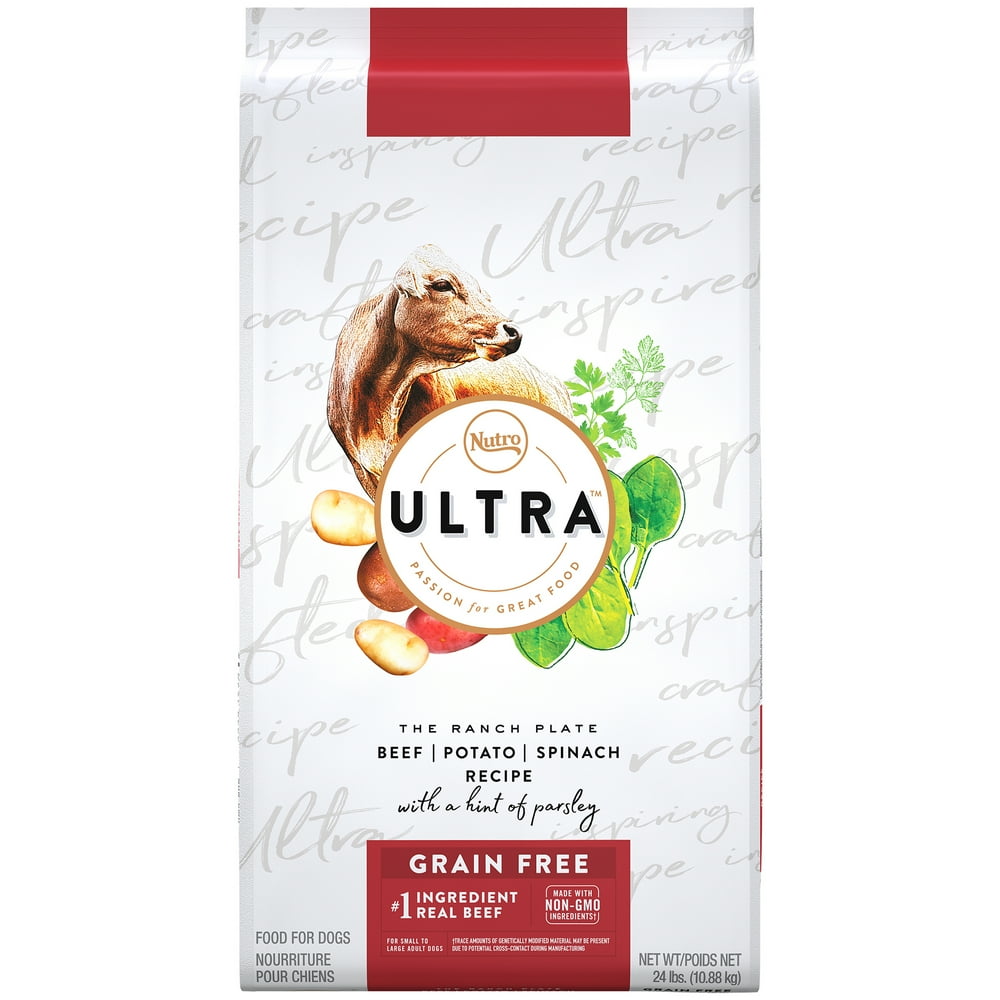 NUTRO ULTRA GRAIN FREE Adult Dry Dog Food Beef, Potato and Spinach