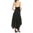thumbnail image 2 of DKNY Womens Open Back Long Halter Dress, 2 of 2