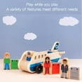 thumbnail image 6 of Gifts for Kids! Fwttom Toy Cars, Wooden Transportation Toys Children's Educational Toys Wooden Trailer Airplane Model, 6 of 9