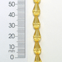 Expo Int'l 12mm x 7mm Acrylic Faceted Beads 8 Inch Strand Pack of 2