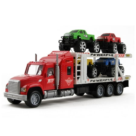 Vokodo Toy Semi Truck And Hauler 14.5