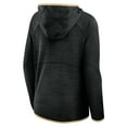 thumbnail image 3 of Women's Fanatics Black New Orleans Saints Redzone End Around Pass Raglan Full-Zip Hoodie, 3 of 3
