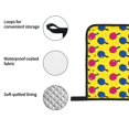 thumbnail image 4 of Sikiie Colorful Ping Pong Oven Mitts and Pot Holders, Silicone Oven Gloves, Heat Resistant Oven Mitts 4Pcs Set, 4 of 6