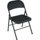 thumbnail image 1 of Silla plegable Cosco con estructura de acero negro y asiento negro de 250 libras, 1 of 1