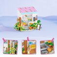 thumbnail image 4 of Artículos de mobiliario de plástico Kit de casa de muñecas DIY Kit de casa de muñecas en miniatura de madera DIY Regalo de Navidad Juguete para padres e hijos Eccomum Artículos de mobiliario de plástico, 4 of 7