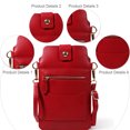 thumbnail image 3 of Womens Cellphone Crossbody Bag Small Shoulder Purse Handbag Card Wallet Lanyard Case Girls, 3 of 5